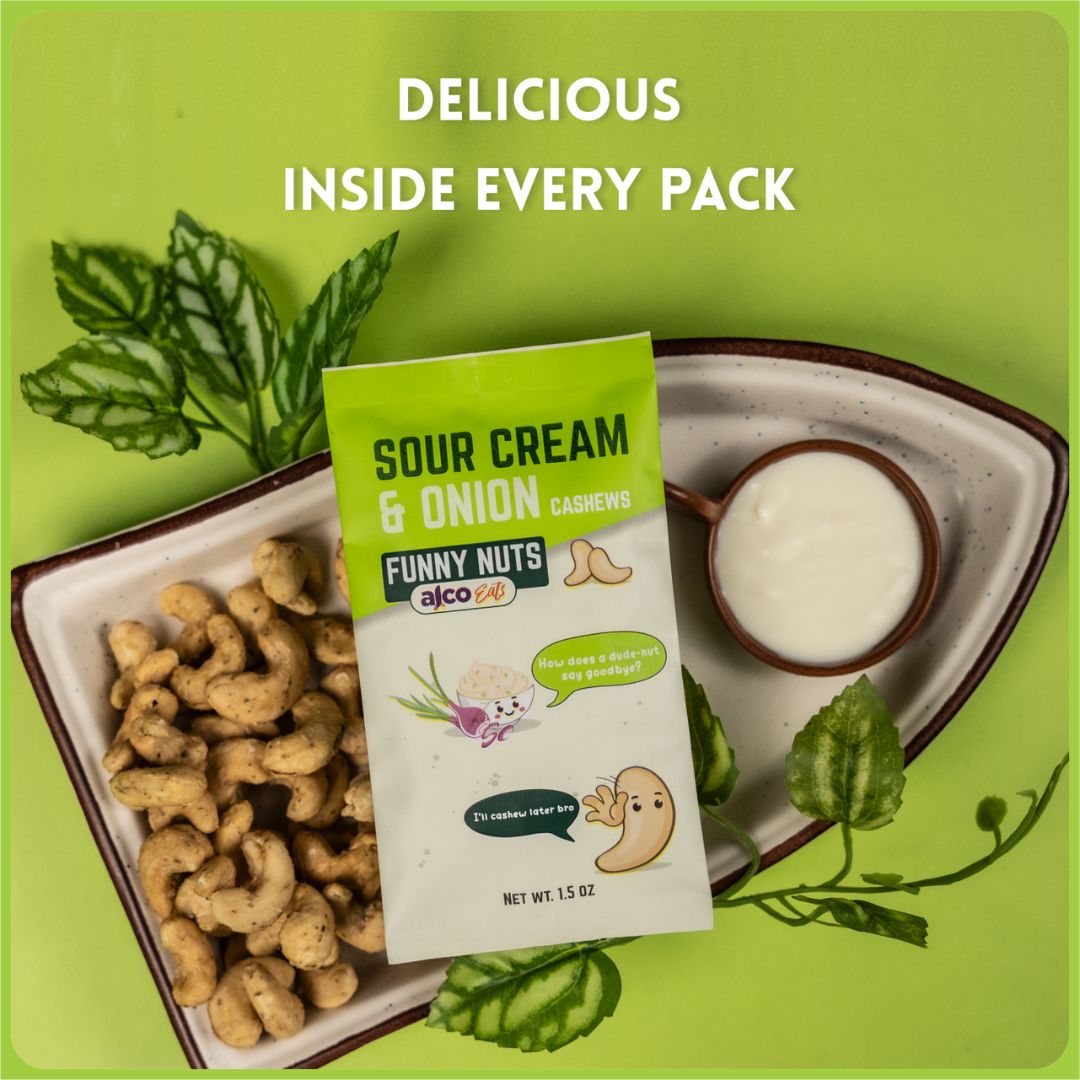 Sour Cream & Onion Cashews