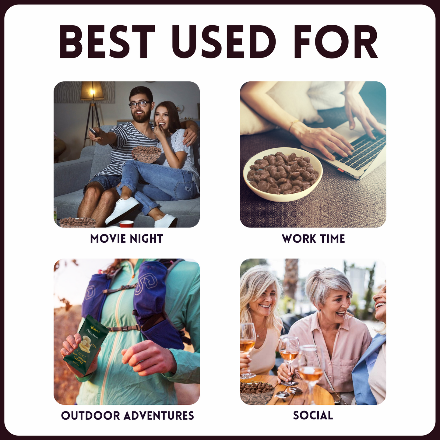 alcofoods Chocolate Espresso Cashew Best Used For