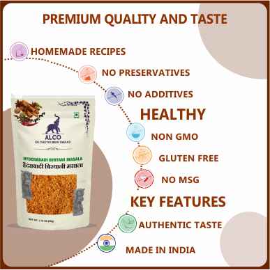 alco foods Biryani Masala 100g- Feature