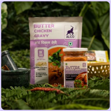 alcofoods Butter Chicken Gravy 100g Jar- Real Image