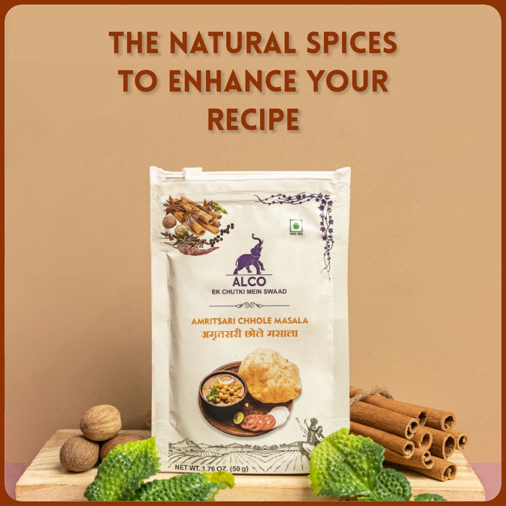 alco foods Amritsari Chhole Masala-Real Image