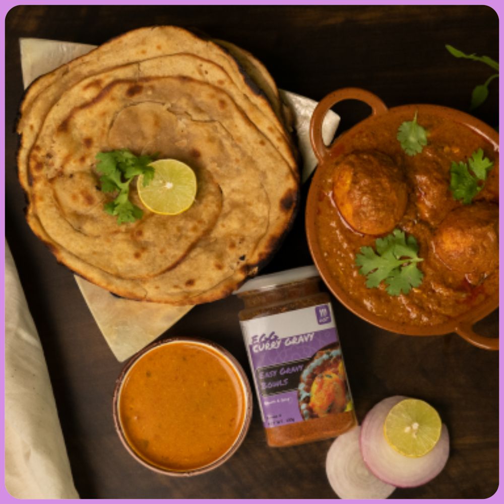 alcofoods Egg Curry Masala Gravy 100g Jar- Real Image