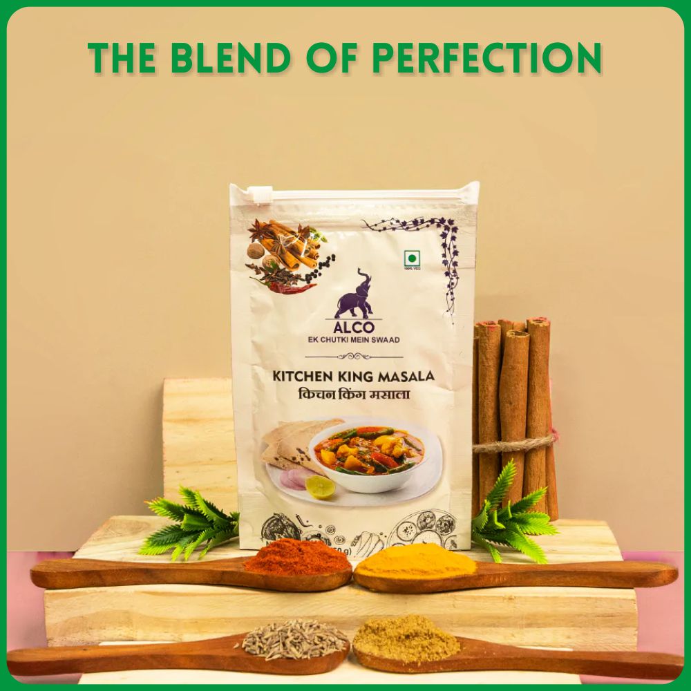 alco foods Kitchen King Masala 100g- Real Image