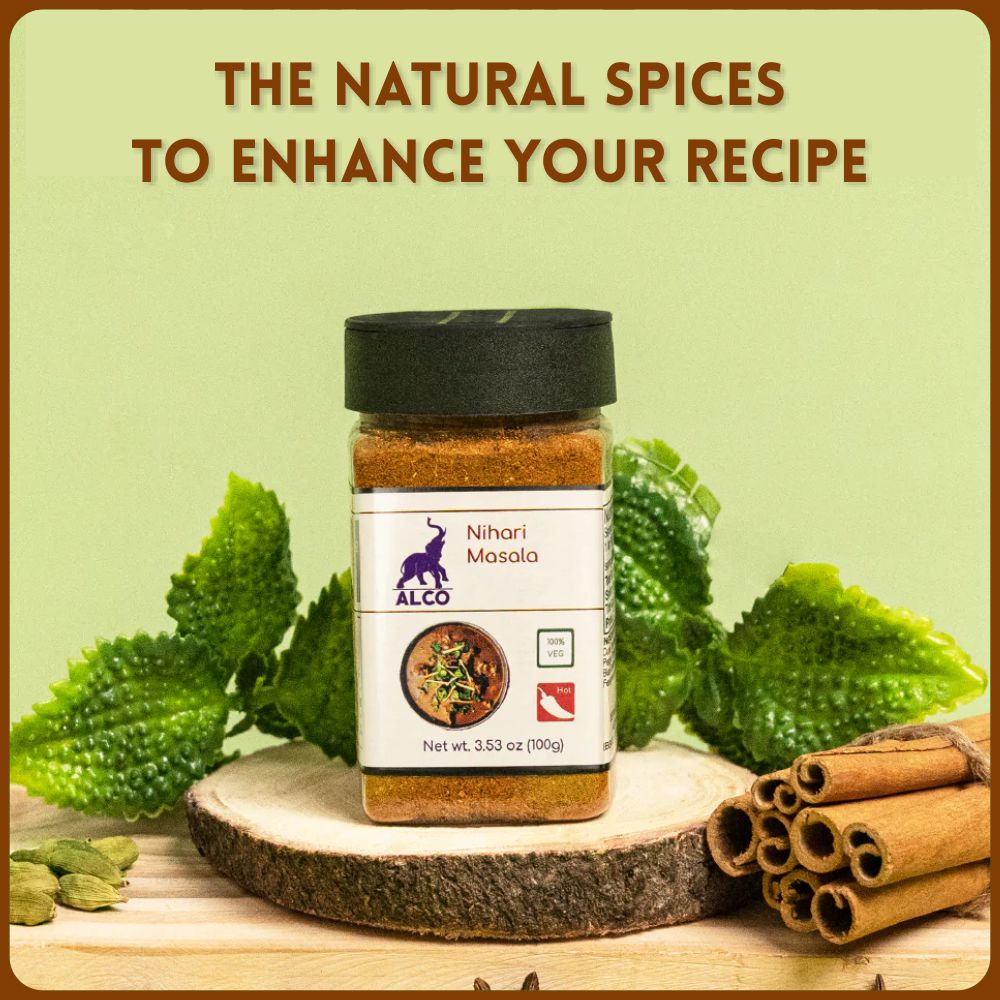 alco foods Nihari Masala 100g Jar- Real Image