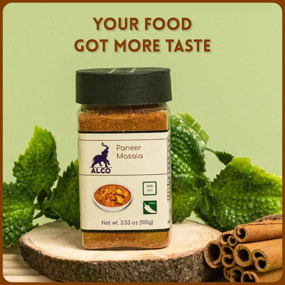 alco foods Paneer Masala 100g Jar- Real Image