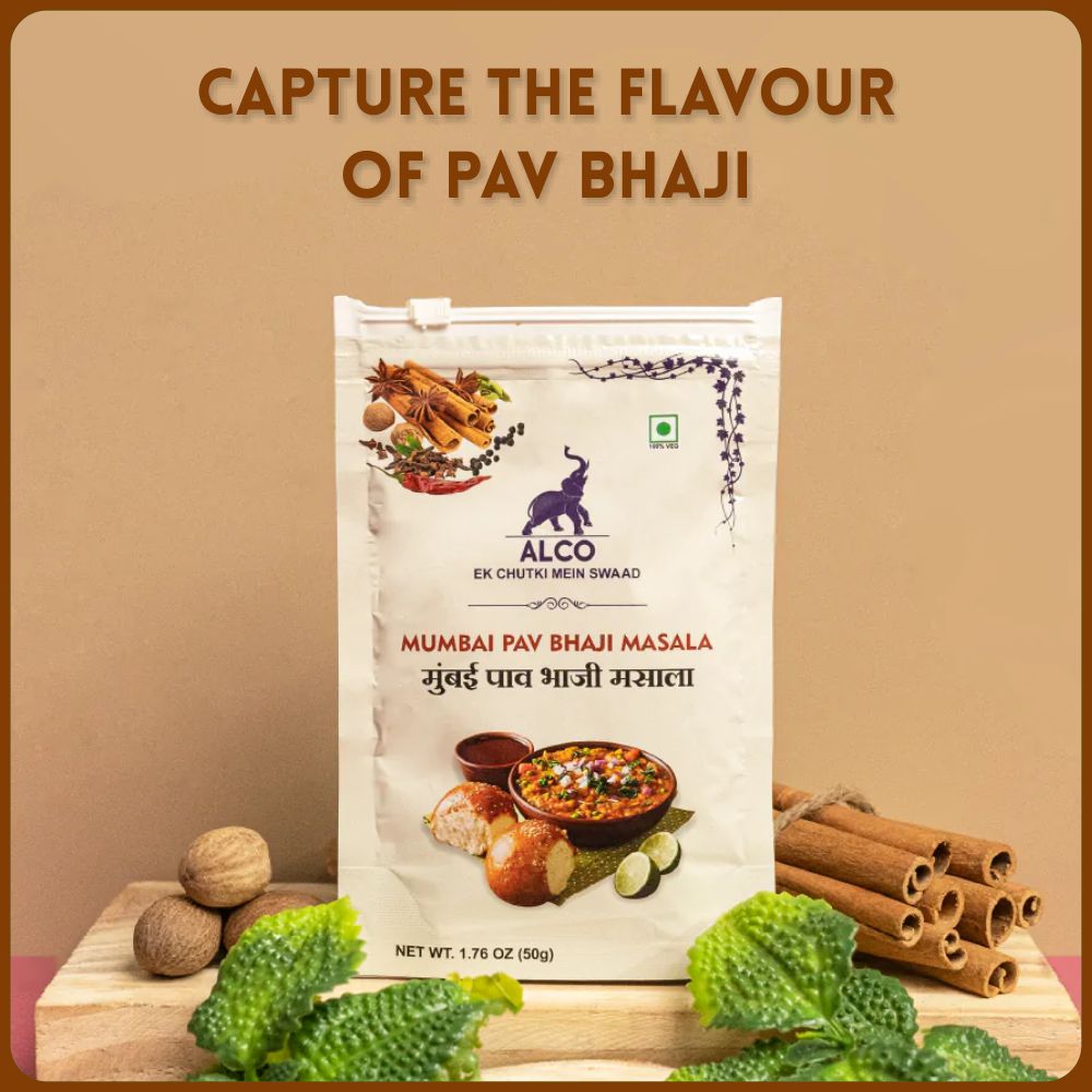 alco foods Pav Bhaji Masala 100g- Real Image