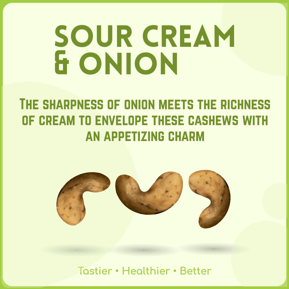 Sour Cream & Onion Cashews
