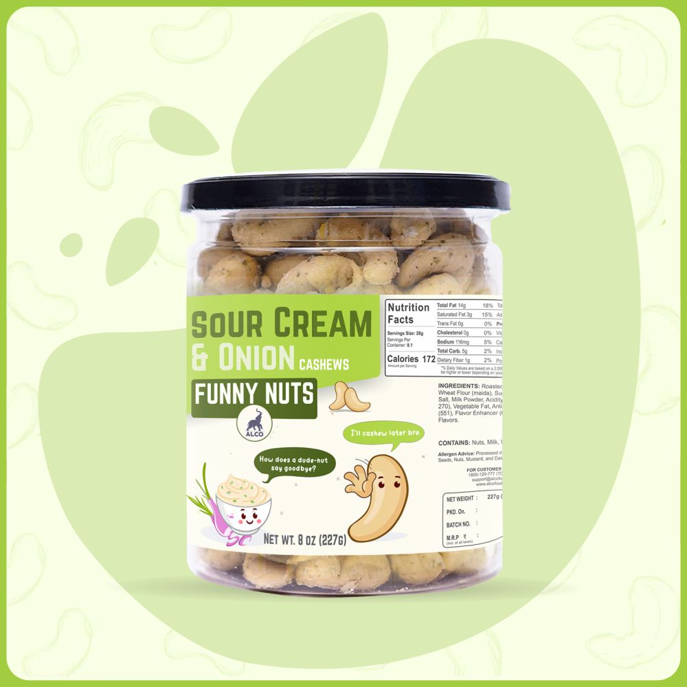 Sour Cream & Onion Cashews