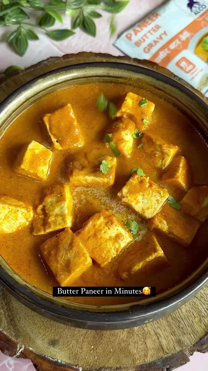 INSTANT BUTTER PANEER GRAVY RECIPE alcofoods