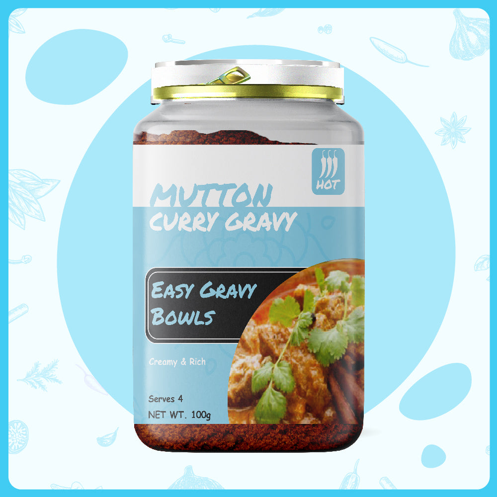 alcofoods Mutton Curry Gravy 100g Jar- Front