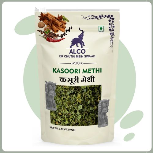 alco foods Kasoori Methi 100g front