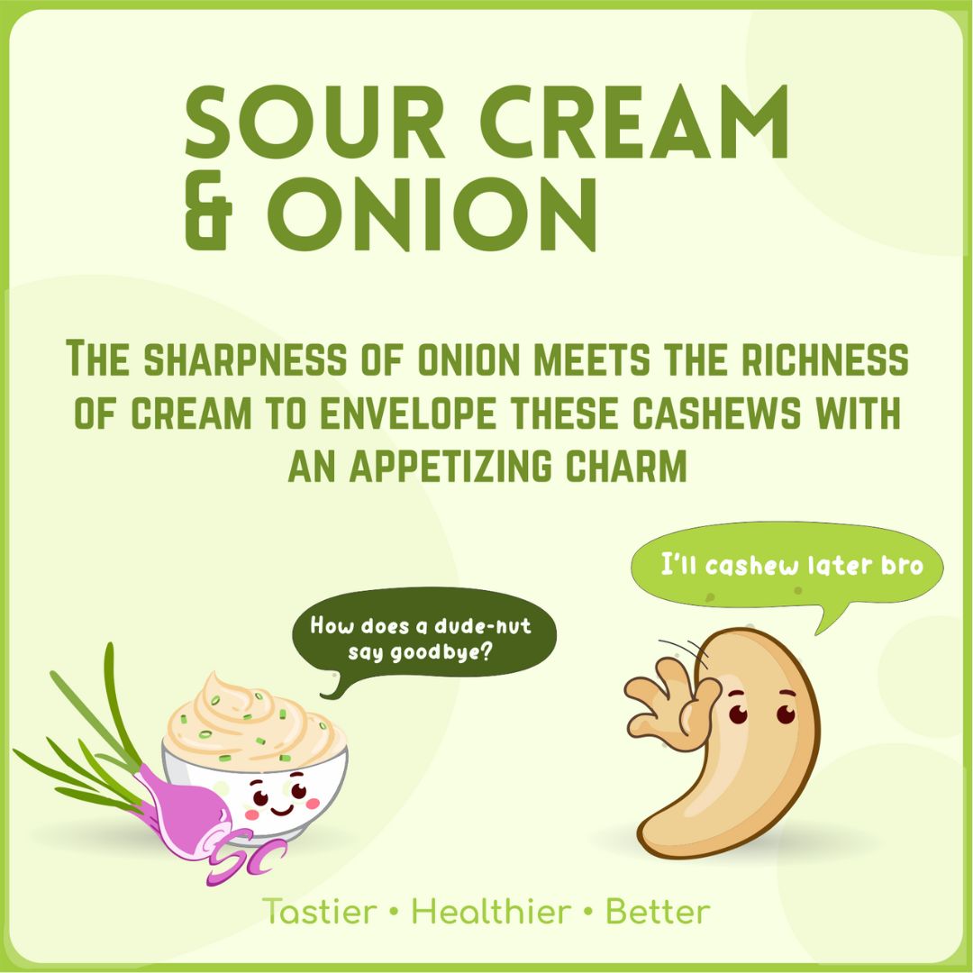 Sour Cream & Onion Cashews