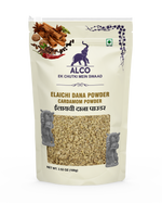 alco foods Elaichi Dana Powder 100g front