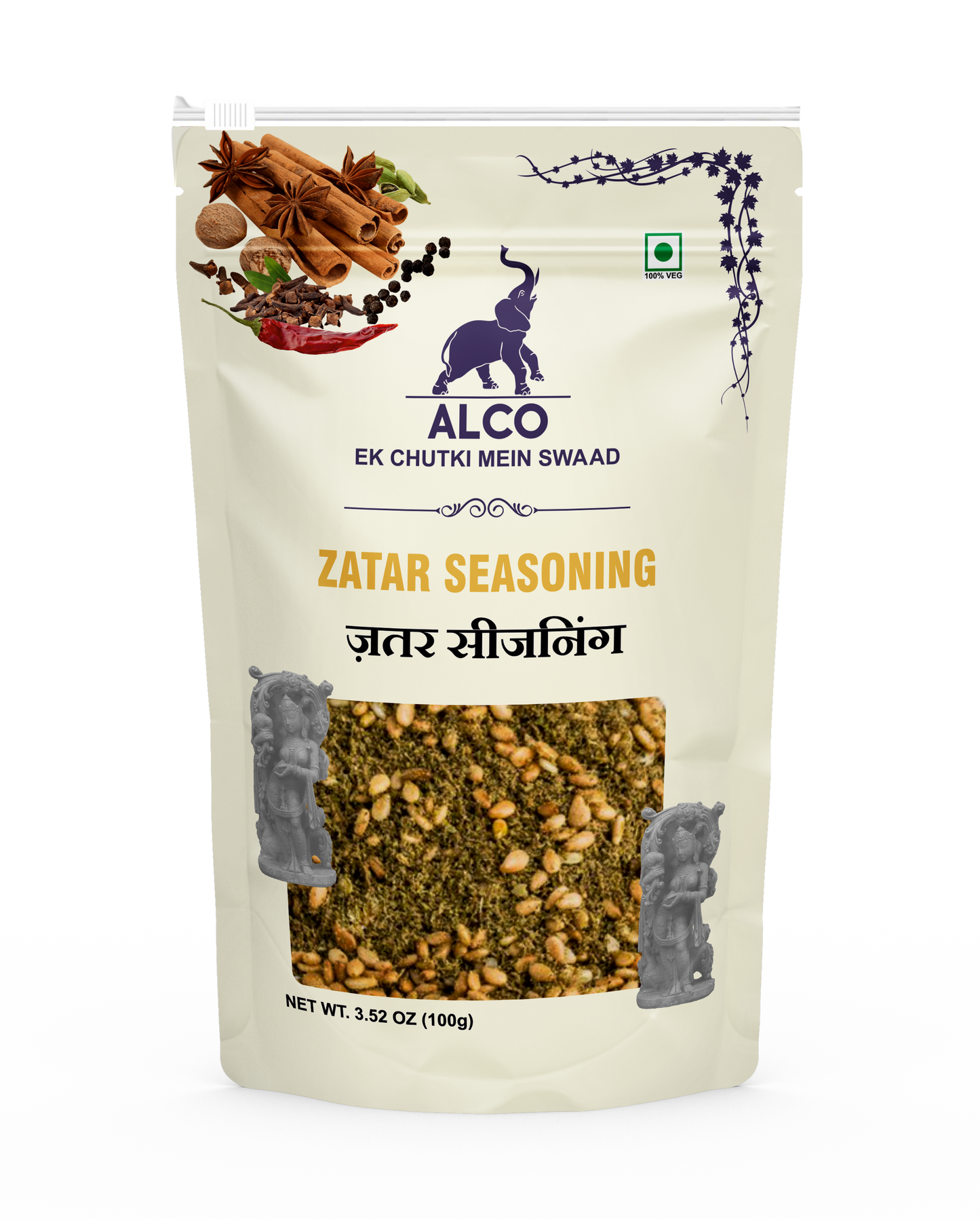 alco foods Zatar Seasoning 100g front