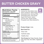 Alcofoods Butter Chicken Gravy 50g - Nutrition
