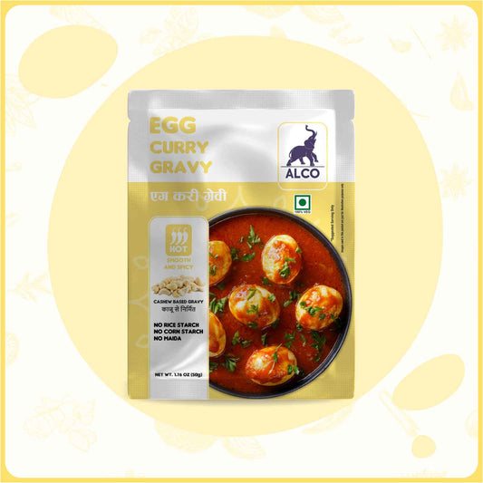 Alcofoods Egg Curry Gravy 50g - Front