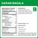 alco foods Garam Masala 100g- Nutrition