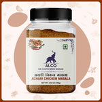 alco foods Achari Chicken Masala 100g Jar- Front