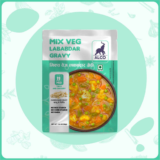 Alcofoods Mix Veg Lababdar Gravy 50g - Front