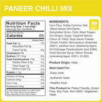 Alcofoods Paneer Chilli Mix Gravy 50g - Nutrition