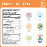 alcofoods Paneer-Do-Pyaza Gravy 100g Jar- Nutrition