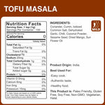 alco foods Tofu Masala 100g Jar- Nutrition