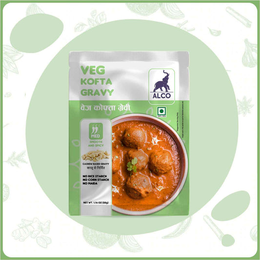 Alcofoods Veg Kofta Gravy 50g - Front