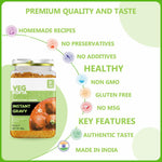 alcofoods Veg Kofta Gravy 100g Jar- Features
