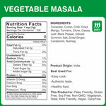 alco foods Sabji Masala 100g- Nutrition