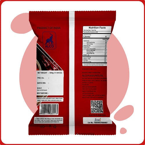 alcofoods Red chili Powder- 500g